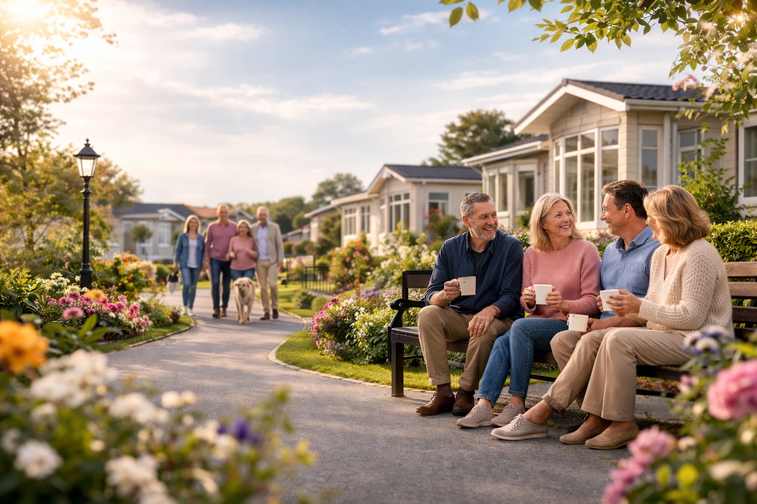 Relaxed community living in the countryside